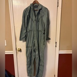 Vintage Vietnam K/2B One-Piece Flyers Jumpsuit in Sage Green Size Small